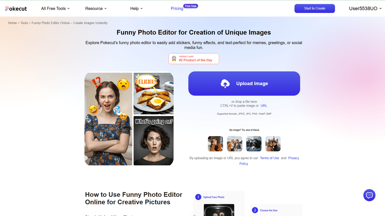 Create Hilarious Images: Explore Free Online Funny Photo Effects